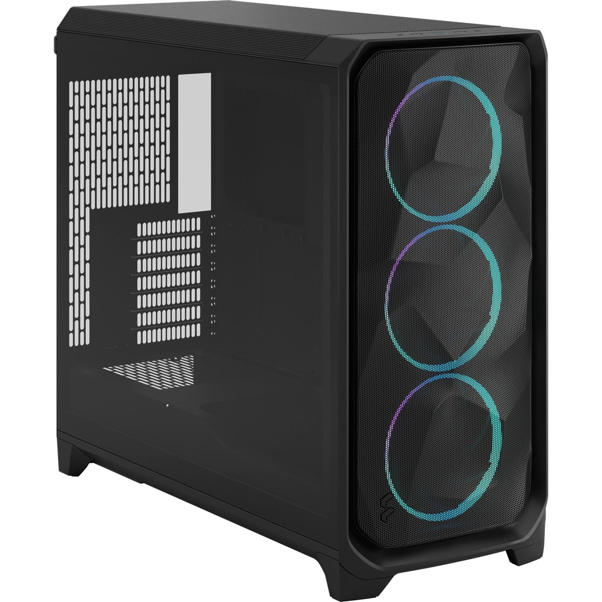 Fractal design meshify 3 xl rgb stort tårnhus (sort | 2x usb-a | 1x usb-c | rgb | hærdet glas)