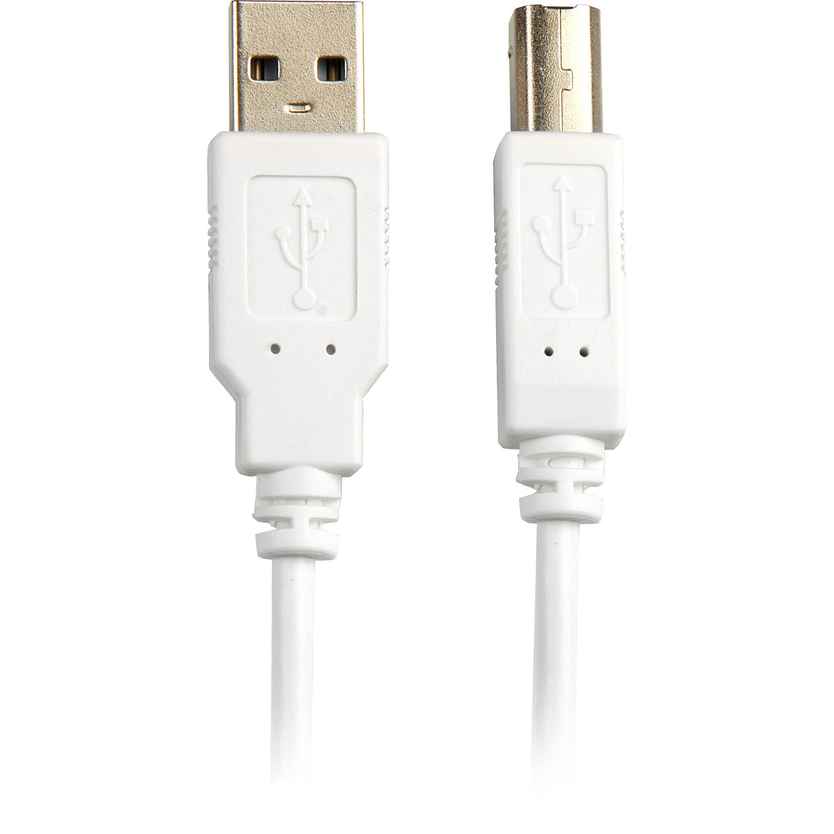Sharkoon USB 2.0-kabel, USB-A > USB-B (hvid, 0,5 meter)