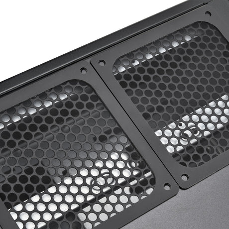 Silverstone CS381b v1.1 rackhus (sort | 2x USB-A 3.2 (5 Gbit s) | 2x lyd)