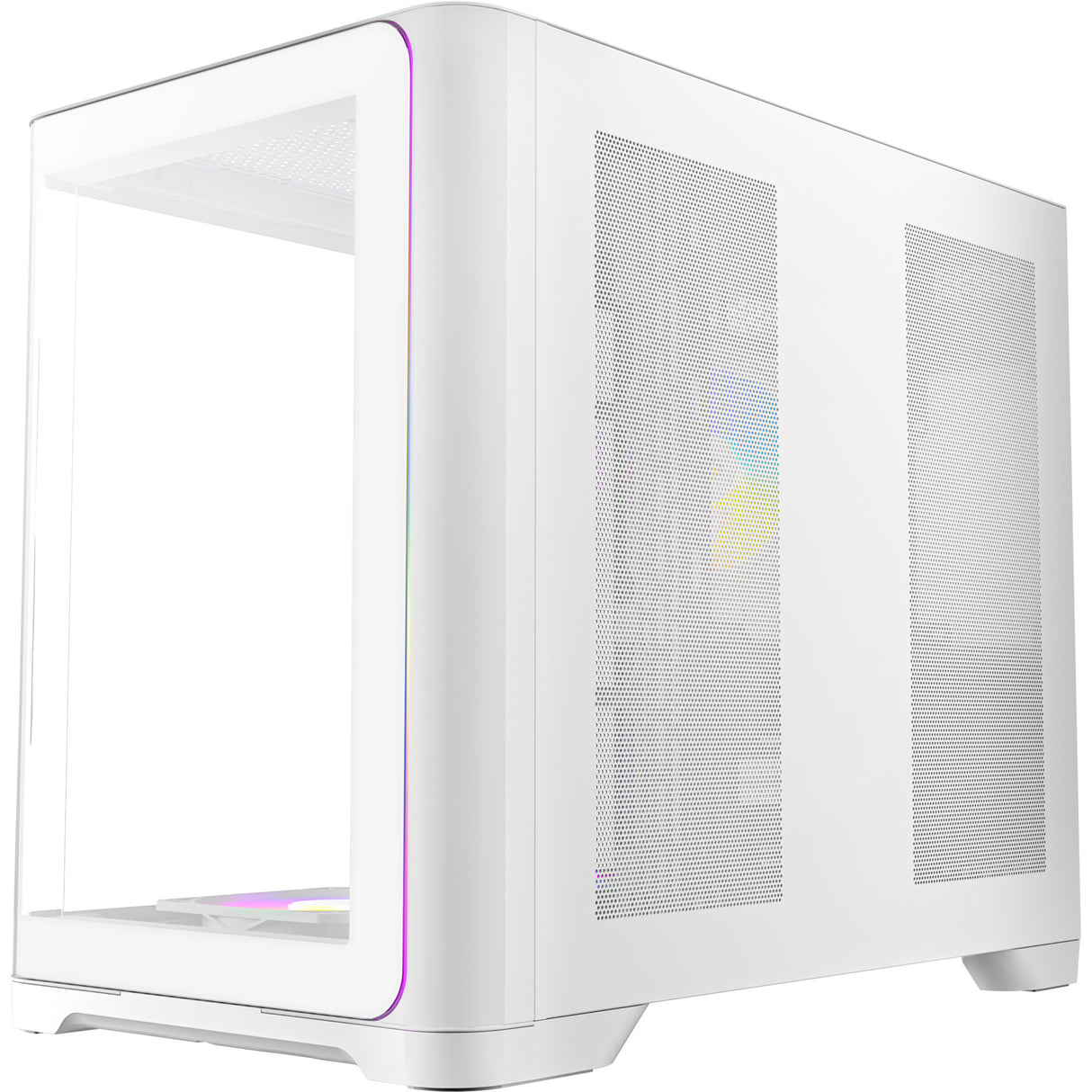 Antec c5 curve argb midi tårnhus (hvid | 2x USB-A | 1x USB-C | hærdet glas)