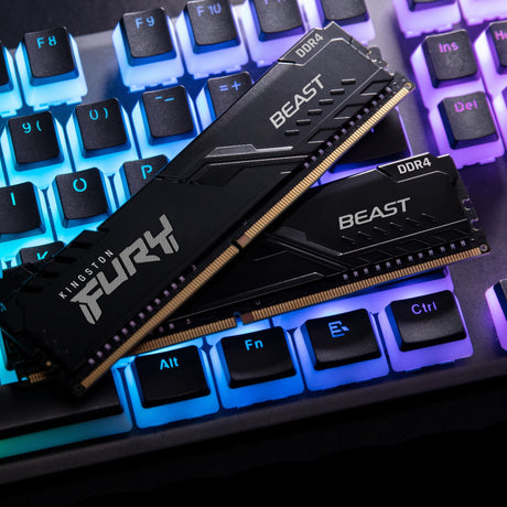 Kingston Fury Beast 16 GB DDR4-3600 (2x 8 GB) RAM (sort, KF436C17BBK2 16, XMP 2.0)