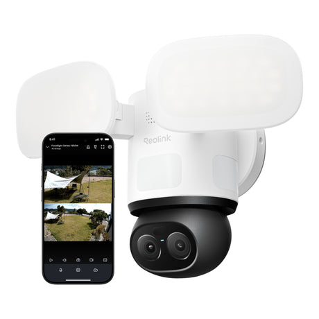 Reolink f850w trackflex floodlight wifi sikkerhedskamera (hvid, 4k, wifi)