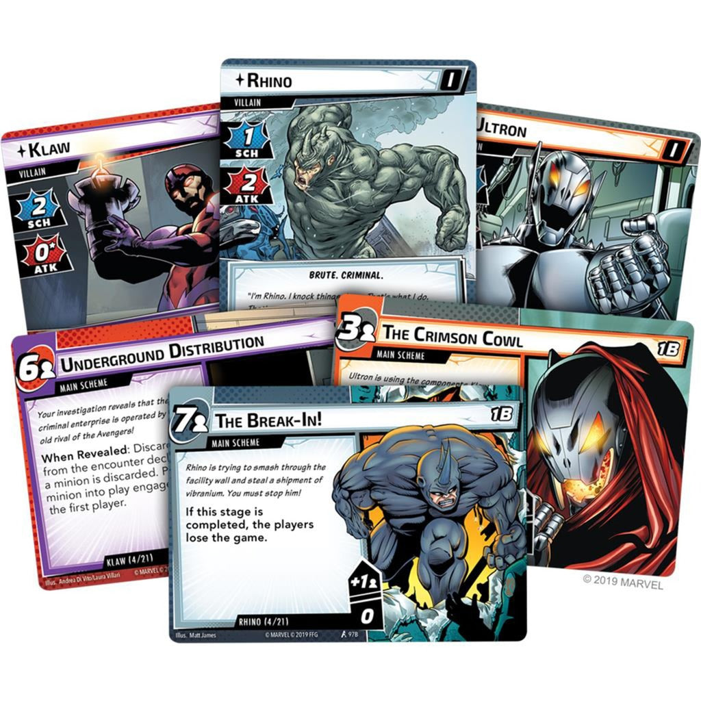 Asmodee marvel champions: kortspillet lcg (eng)