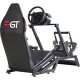 Næste niveau racing f-gt formel og gt simulator cockpit racing simulator (sort (mat))