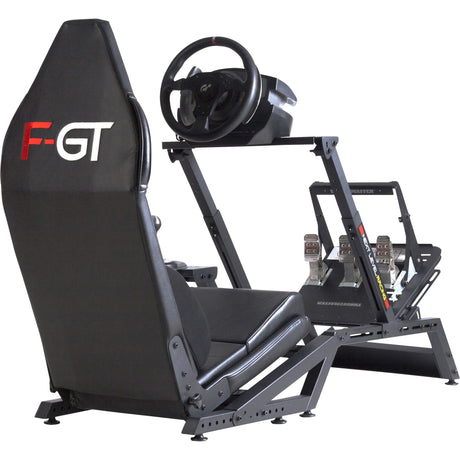 Næste niveau racing f-gt formel og gt simulator cockpit racing simulator (sort (mat))