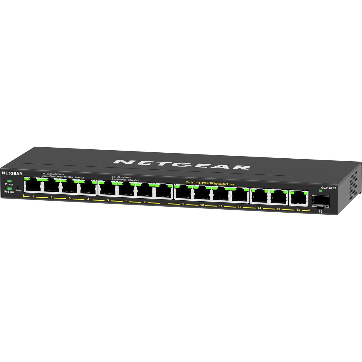 Netgear gs316epp switch (sort)