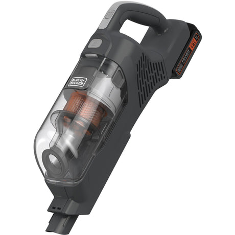 Black+decker bhfea18d1-qw 18v 2.0ah 2-in-1 steelstofzuiger met verwijderbare accu (18v 2.0ah accu en oplader inbegrepen)