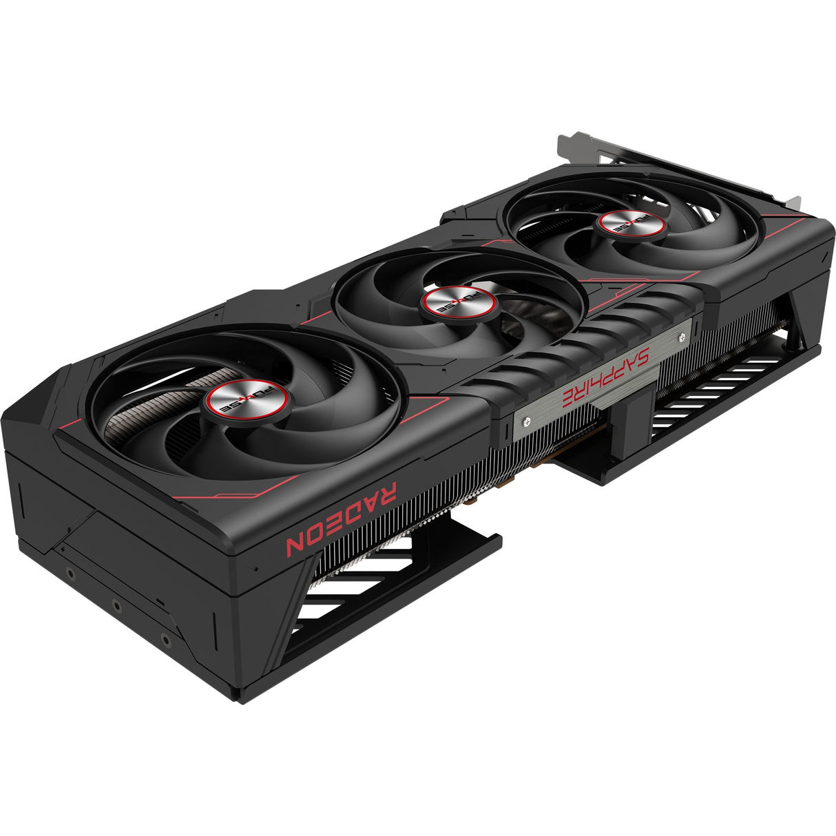 Sapphire Radeon RX 9070 XT Pulse grafikkort (sort, 2x skærmport, 2x HDMI 2.1, RDNA4)