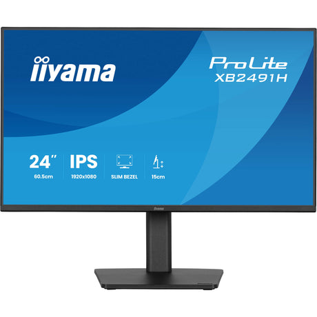 Iiyama prolite xb2491h-b1 23.8 skærm (sort, 120 hz, hdmi, skærmport)