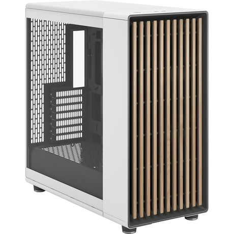 Fractal Design North XL RC Chalk White TG Clear Midi Tower Housing (hvid træfarve | 2x USB-A | 1x USB-C | hærdet glas)