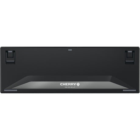 Cherry kw 550 mx lp, tastatur (sort, us-layout, mx lavprofil 2.0 elfenben, 96%, hvid led, pbt-taster)