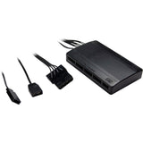 Inter-tech argus rgb blæsersæt rs-14 kabinet blæsere (sort, 3 stykker, 140 x 140 x 25 mm, pwm)