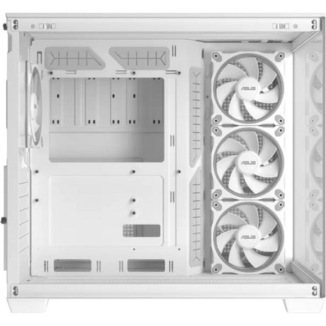 Asus a32 plus midi tårnhus (hvid | 2x USB-A | 1x USB-C | RGB | hærdet glas)