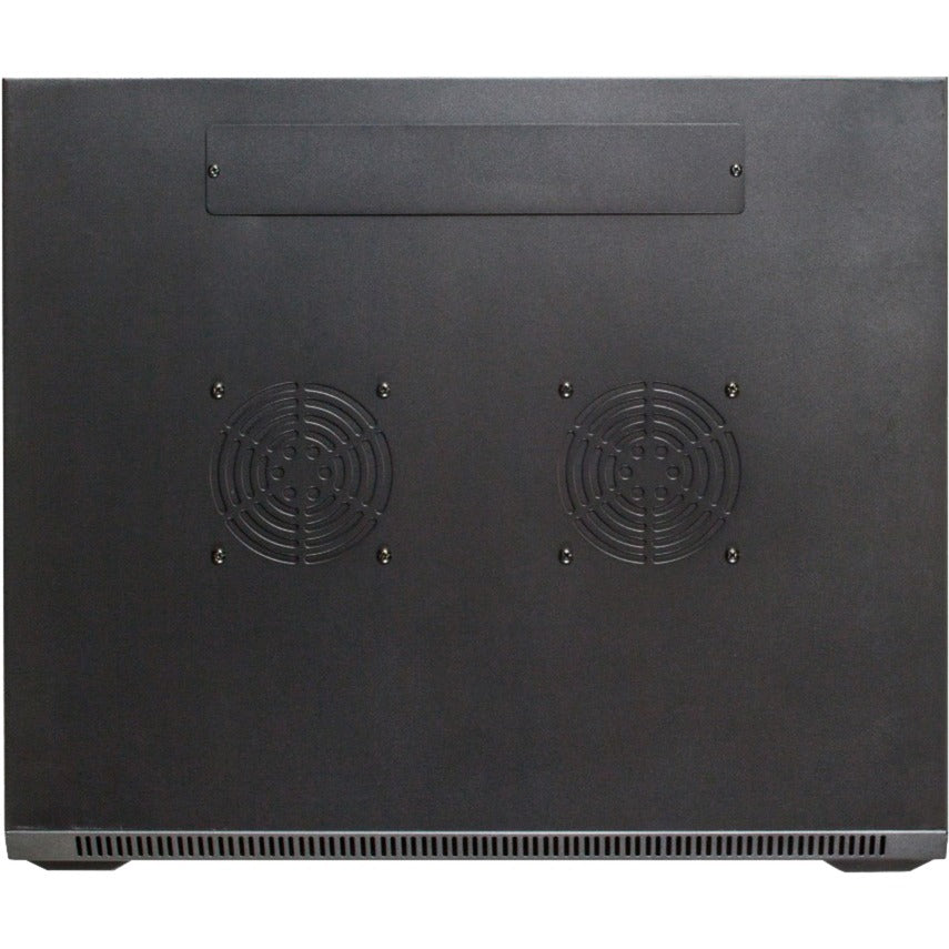 Dsi 9u vægskab med glaslåge - ds6609 serverrack (sort, 600 x 600 x 500 mm)