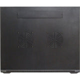 Dsi 9u vægskab med glaslåge - ds6609 serverrack (sort, 600 x 600 x 500 mm)