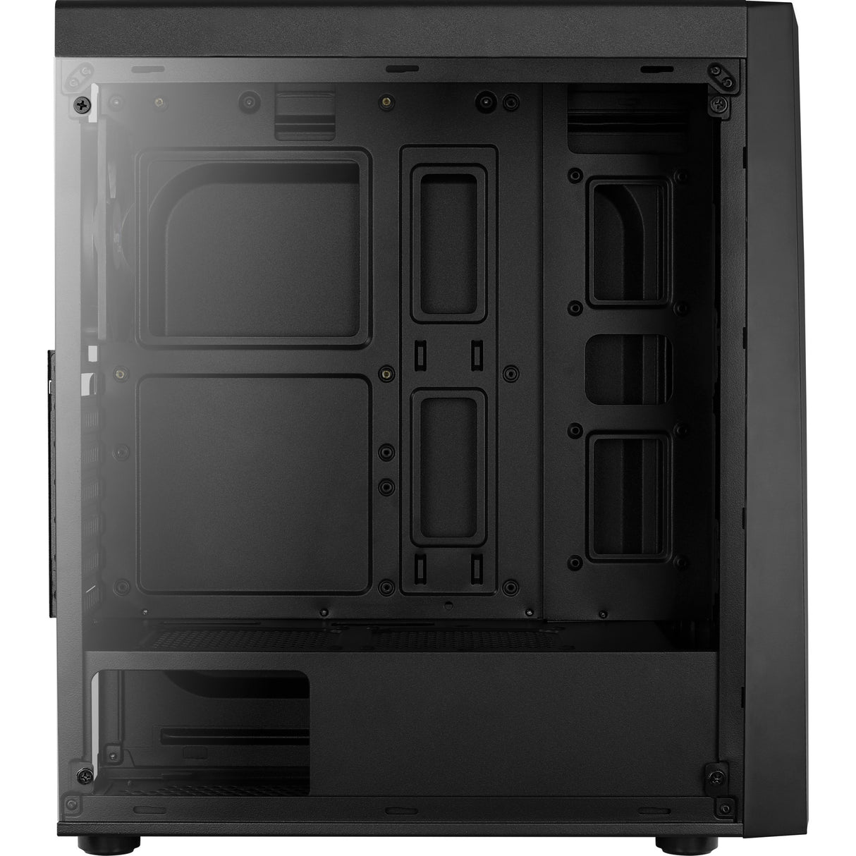 Aerocool bolt midi tårnhus (sort | 3x USB-A | RGB | vindue)