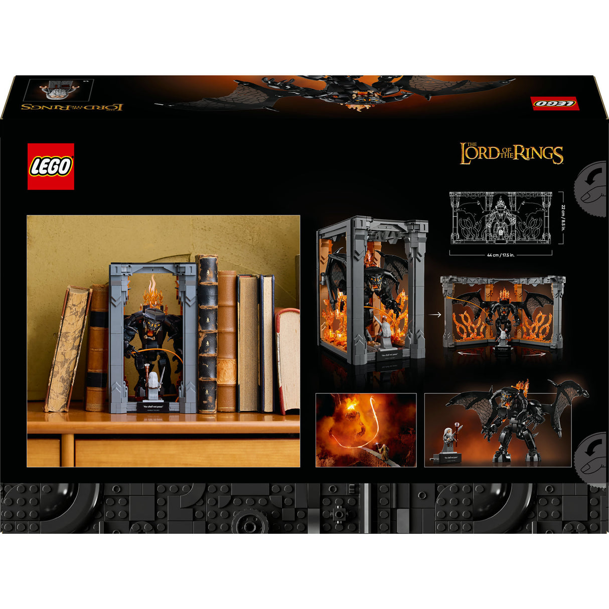 Lego ikoner bogstøtte: ringenes herre – balrog sæt - 10367