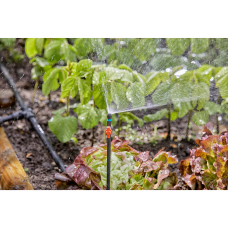 Gardena mikro-drypsystem sprinkler 90° (sort turkis, 5 stk.)