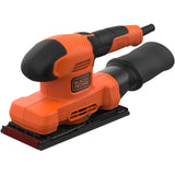 Black+decker 150w 1 3-arks orbitalsliber bew220-qs (orange sort)