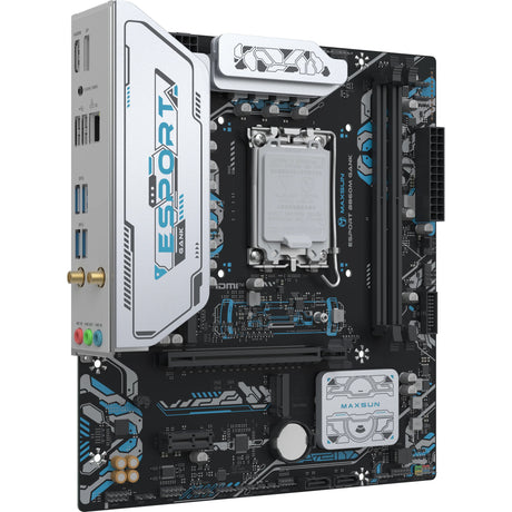 Maxsun MS-Esport B860M Gank WiFi Socket 1851 bundkort (sort, RAID, GB-LAN, WLAN, BT, lyd, µATX)