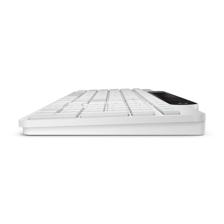 Lenovo 800 selvoplader Bluetooth-tastatur (hvidt, amerikansk layout (QWERTY), stempel, 100 %, stempelafbryder, Bluetooth 5.1, USB-C)