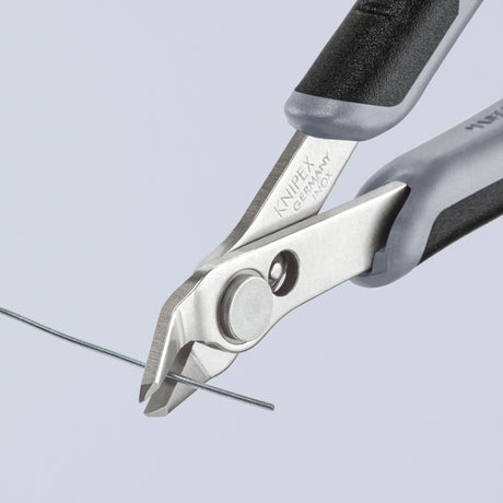 Knipex elektronisk super Knips ESD 78 13 125 ESD elektroniktang (grå)