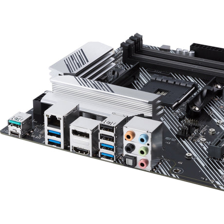 Asus Prime B550-Plus Socket AM4 bundkort (sort sølv, RAID, GB-LAN, lyd, ATX)