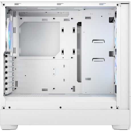 Fractal design pop air rgb midi tårnhus (hvid | 2x usb-a | rgb | hærdet glas)