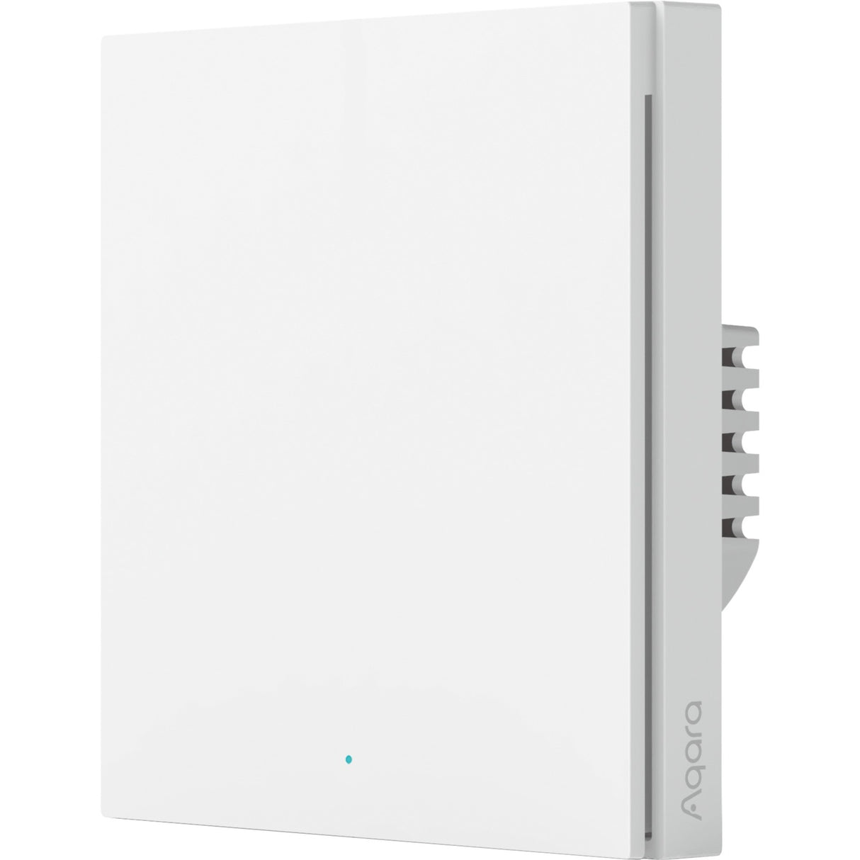 Aqara smart wall switch h1 (ingen neutral, enkelt rocker) - zigbee 3.0 - enkelt switch - uden neutral ledning