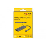 Delock USB Type-C dockingstation 8k (mørkegrå, HDMI, USB, PD 3.0 100 W)