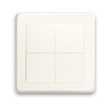 Shelly blu wall switch 4 + busch-jaeger adapter schakelaar (wit, bluetooth 4.2)