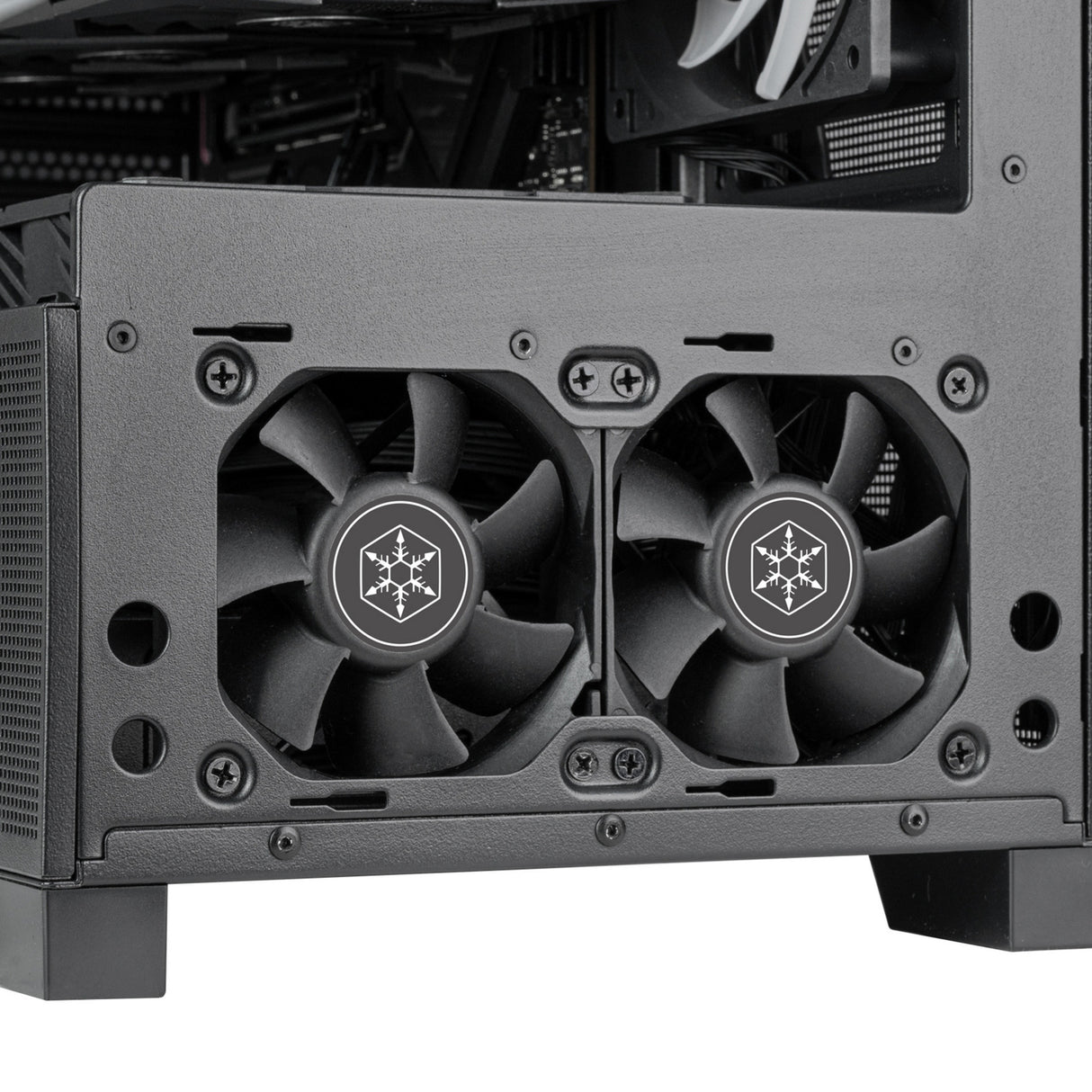 Silverstone lucid 05 mini tårnhus (sort | 2x USB-A | 1x USB-C | RGB | hærdet glas)