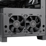 Silverstone lucid 05 mini tårnhus (sort | 2x USB-A | 1x USB-C | RGB | hærdet glas)