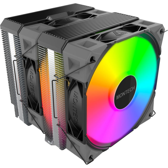 Montech nx600 argb cpu køler (sort)