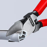 Knipex 72 01 160 sideskæretang til plast + fjeder 160mm