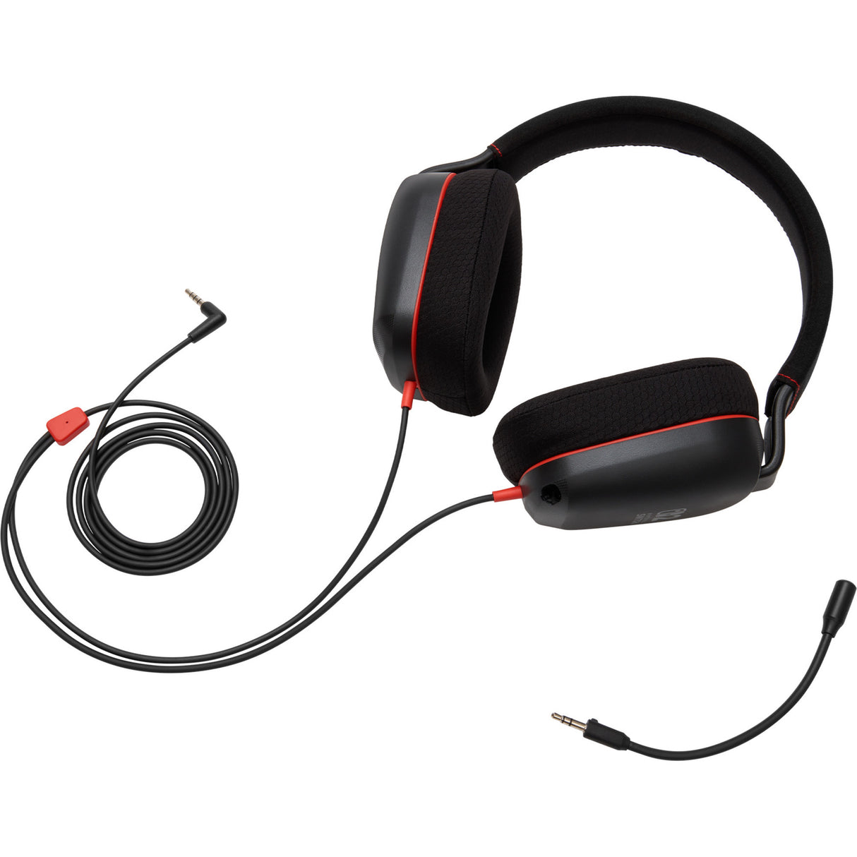Powera kablet stereoheadset til Nintendo Switch 2 over-ear gaming headset (sort rød, Nintendo Switch 2, Nintendo Switch – OLED-model, Nintendo Switch, Nintendo Switch Lite)