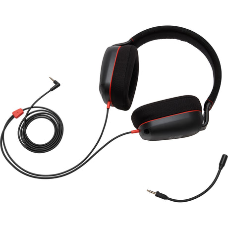 Powera kablet stereoheadset til Nintendo Switch 2 over-ear gaming headset (sort rød, Nintendo Switch 2, Nintendo Switch – OLED-model, Nintendo Switch, Nintendo Switch Lite)