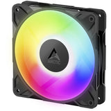 Arctic p12 pro a-rgb kabinet blæser (sort, 120 x 120 x 25 mm, pwm)