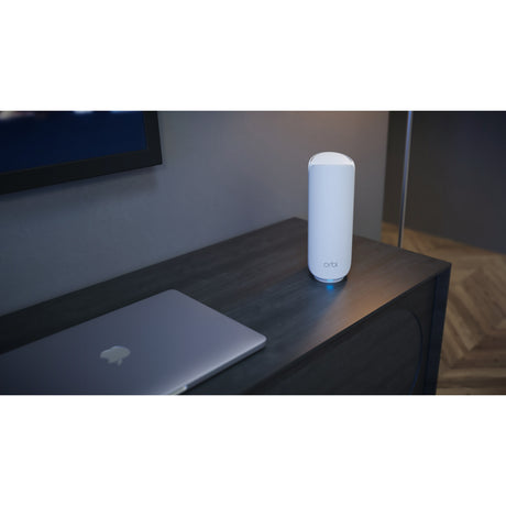 Netgear Orbi 370 WiFi mesh system, dual-band WiFi 7 mesh system, 2 styks mesh router (hvid, 1x Orbi WiFi 7 router (RBE371), 1x Orbi WiFi 7 satellit (RBE370))
