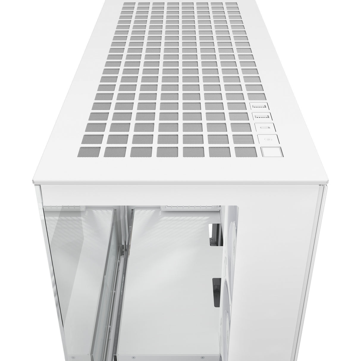 Arctic xtender midi tårnhus (hvid | 2x USB-A | 1x USB-C | RGB | hærdet glas)