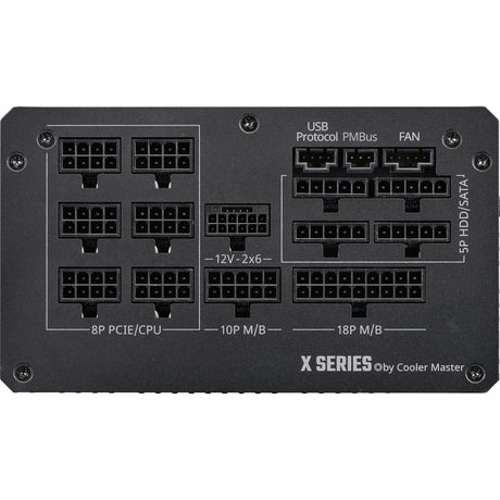 Cooler master , 1100 watt voeding (zwart)