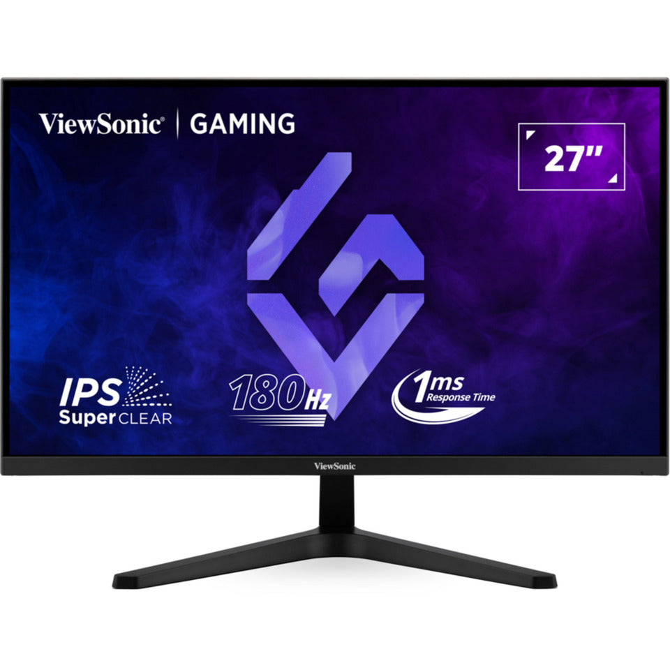 Viewsonic VX27G1-HD 180Hz FHD Gaming Monitor 27 (sort, 2x HDMI, 1x Display Port, 180 Hz)
