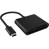 Icy box ib-cr301-c3 kortlæser (sort, usb type-c)