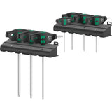 Wera 467 7 torx hf sæt 1 stjerneskruetrækker + stativ, 7 stk (sort grøn, med holdefunktion)