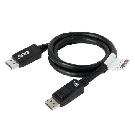 Club 3D DisplayPort 1.4 Vesa-certificeret kabel han-han (sort, 1 meter, 8K 60Hz eller 2x 4K 60Hz, 32,4Gbps)