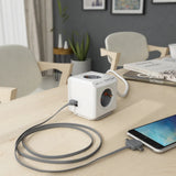 Designnest powercube forlænget - usb - schuko