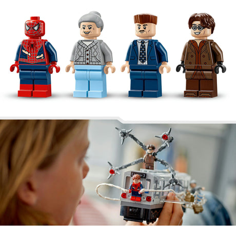 Lego® marvel spider-man vs. doc ock undergrundsbanescene - 76321