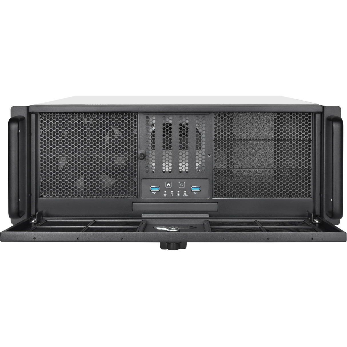Silverstone RM400 rackhus (sort | 2x USB-A 3.2 (5 Gbit s))