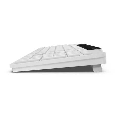 Lenovo 800 selvoplader Bluetooth-tastatur (hvidt, amerikansk layout (QWERTY), stempel, 100 %, stempelafbryder, Bluetooth 5.1, USB-C)