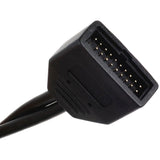 Silverstone g11303050-rt, USB 2.0 (intern) 9pin > USB 3.0 (intern) 19pin adapter (sort)